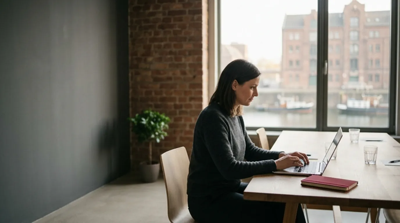 Webdesign Duisburg – Beratung im Büro eines Backsteinspeichers am Innenhafen