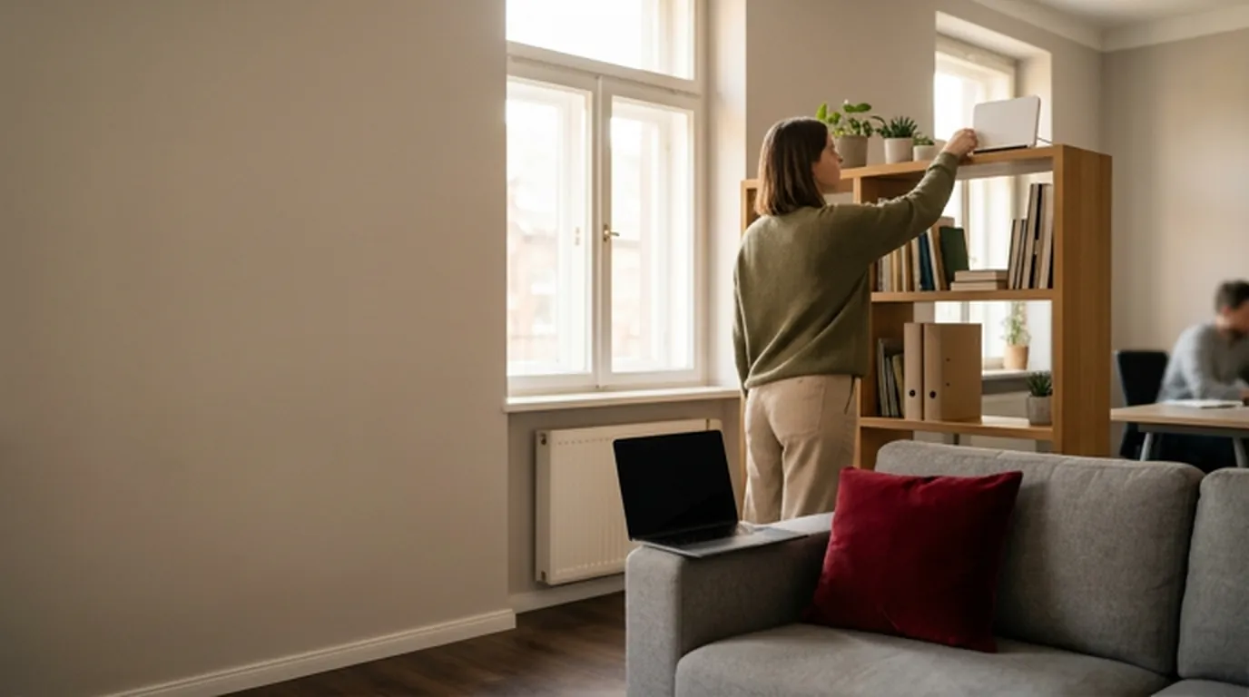 WLAN Probleme zu Hause – Router wird höher ins Regal gestellt